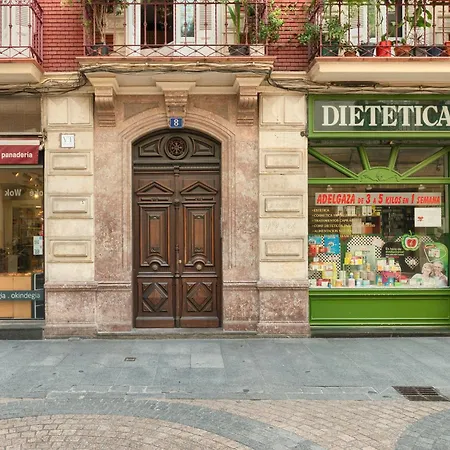 Elegante Vt En El Casco Viejo - Junto Al Metro Lägenhet *