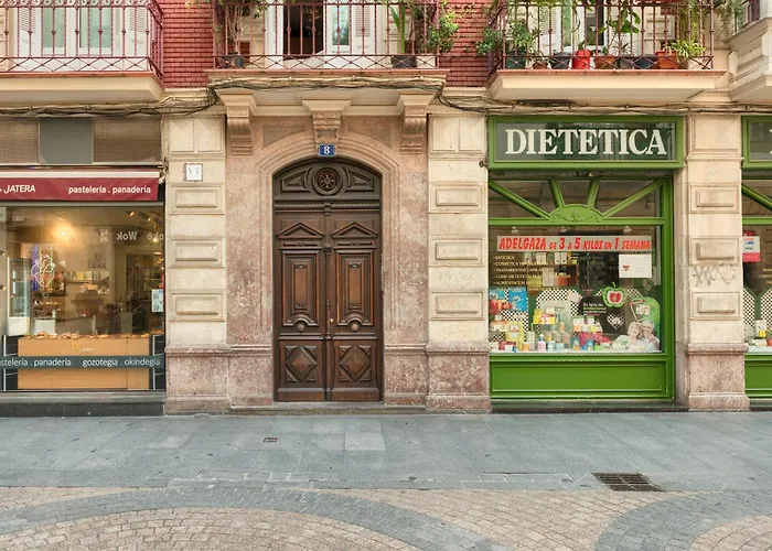 Elegante Vt En El Casco Viejo - Junto Al Metro Lägenhet *